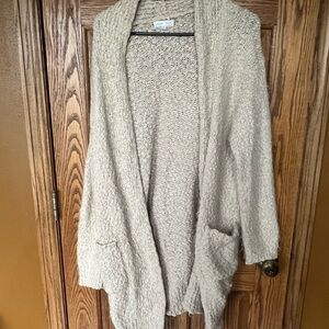 Cream cardigan